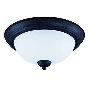 Taylor  Flush Mount in Textured Black by Maxim