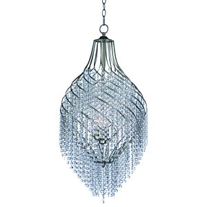 Twirl  Chandelier in Golden Silver by Maxim