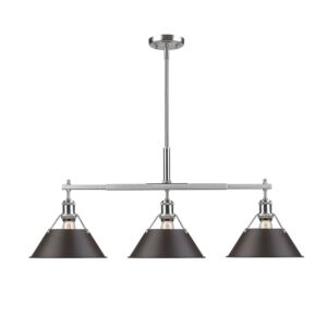 Orwell PW 1-Light Linear Pendant in Pewter