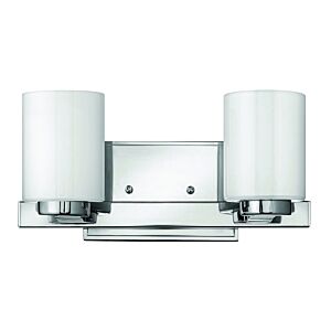 Miley 2-Light LED Bathroom Vanity Light in Chrome