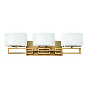 Lanza 3-Light LED Bathroom Vanity Light in Brushed Bronze