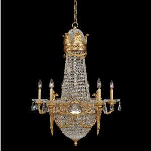 Marseille  Chandelier in Antique Brass by Allegri