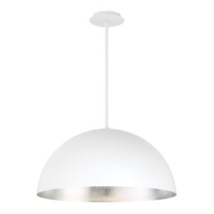 Modern Forms Yolo 1 Light Pendant in Silver Leaf