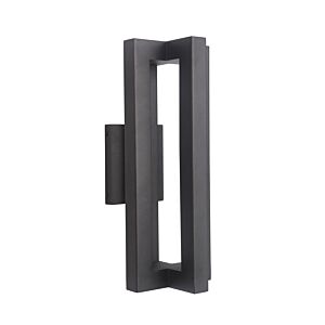 Kai LED Outdoor Wall Lantern in Textured Black by Craftmade