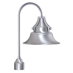 Craftmade Union 21" Outdoor Post Light in Satin Aluminum