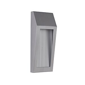 Wedge LED Outdoor Pocket Sconce in Brushed Aluminum by Craftmade