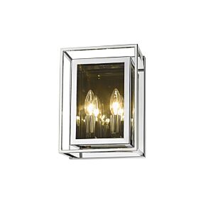 Z-Lite Infinity 2-Light Wall Sconce In Chrome