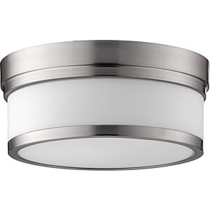 Celeste 2-Light Ceiling Mount in Satin Nickel