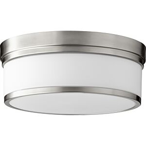 Celeste Three Light Ceiling Mount in Satin Nickel by Quorum International