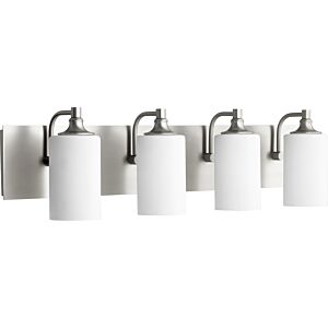 Celeste 4-Light Bathroom Vanity Light in Satin Nickel