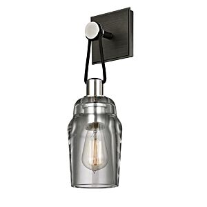 Citizen One Light Wall Sconce in Graphite And Polished Nickel by Troy Lighting