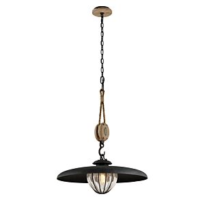 Murphy One Light Pendant in Forged Iron by Troy Lighting