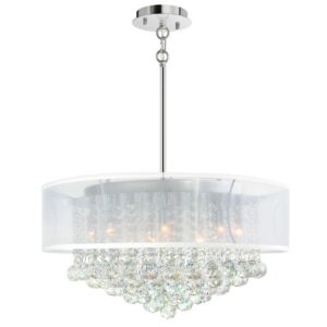 Radiant 12-Light Chandelier in Chrome