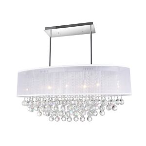 Radiant 9-Light Chandelier in Chrome