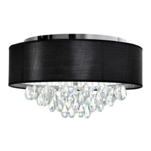 Dash Four Light Flush Mount in Chrome by CWI Lighting