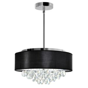 Dash Four Light Chandelier in Chrome by CWI Lighting