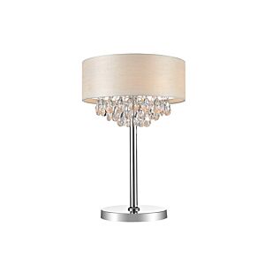 Dash Three Light Table Lamp in Chrome by CWI Lighting