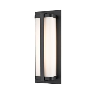 Outdoor Wall Light in Powder Coated Black