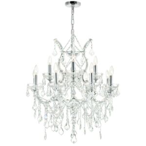 Maria Theresa 13-Light Chandelier in Chrome