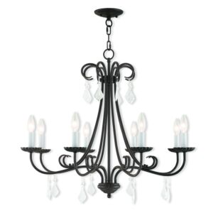 Daphne 8-Light Chandelier in English Bronze