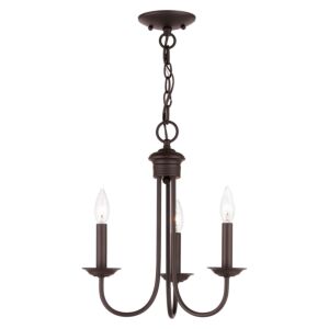 Estate 3-Light Mini Chandelier in Bronze