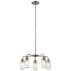 Braelyn Five Light Chandelier in Classic Pewter by Kichler