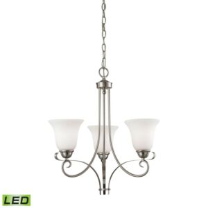 Brighton LED Chandelier in Brushed Nickel by ELK Home