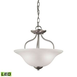 Conway LED Semi Flush Mount in Brushed Nickel by ELK Home