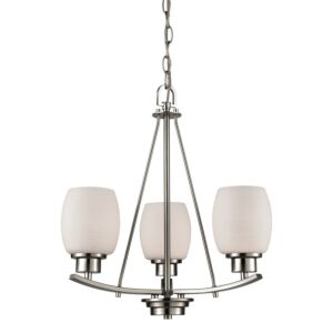 Casual Mission  Chandelier in Brushed Nickel by ELK Home