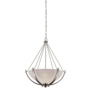 Casual Mission  Chandelier in Brushed Nickel by ELK Home