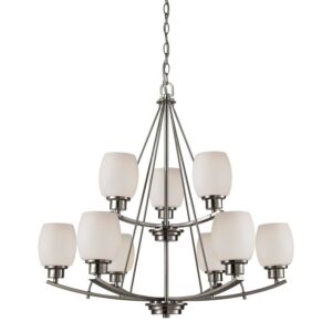 Casual Mission  Chandelier in Brushed Nickel by ELK Home