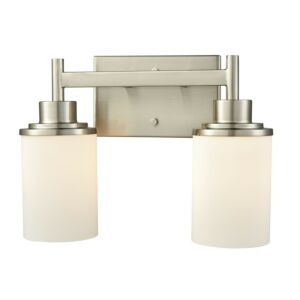 Belmar  Bathroom Vanity Light in Brushed Nickel by ELK Home