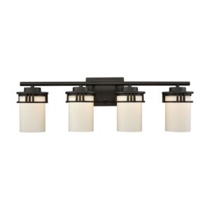 Ravendale 4-Light Bathroom Vanity Light in Oil Rubbed Bronze