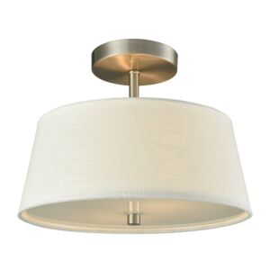 Morgan  Semi Flush Mount in Brushed Nickel by ELK Home