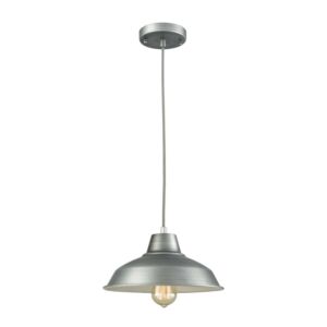 Classic Loft  Mini Pendant in Weathered Zinc by ELK Home