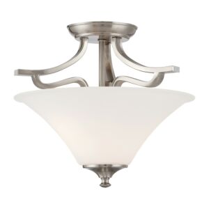 Treme  Semi Flush Mount in Brushed Nickel by ELK Home