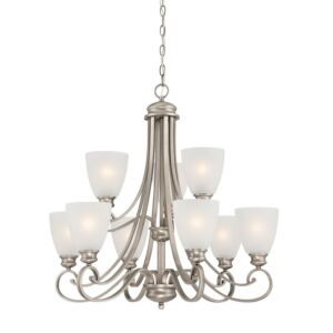 Haven  Chandelier in Satin Pewter by ELK Home