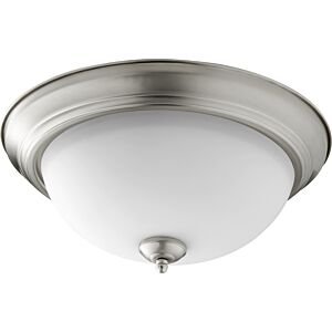 3063 Ceiling Mounts 3-Light Ceiling Mount in Satin Nickel w with Satin Opal