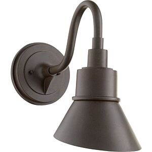 Torrey One Light Outdoor Lantern in Oiled Bronze by Quorum International