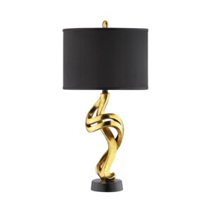 Belle 1-Light Table Lamp in Gold