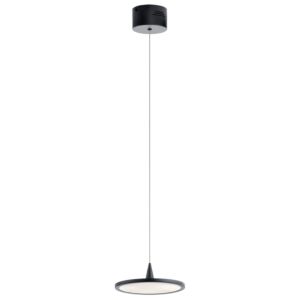 Jeno 1-Light LED Mini Pendant in Matte Black