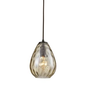 Lagoon 1-Light Mini Pendant in Oil Rubbed Bronze