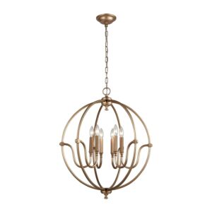 Stanton  Chandelier in Matte Gold by ELK Home