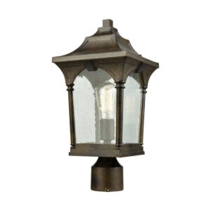 Loringdale  Outdoor Post Mount in Hazelnut Bronze by ELK Home