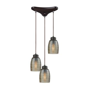 Muncie 3-Light Pendant in Oil Rubbed Bronze