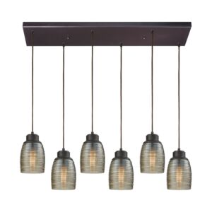 Muncie 6-Light Pendant in Oil Rubbed Bronze