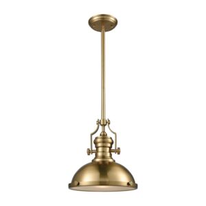 Chadwick 1-Light Pendant in Satin Brass