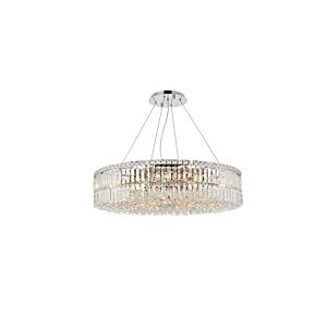 Maxime 18-Light Chandelier in Chrome