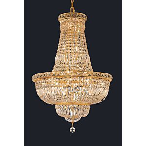 Tranquil 22-Light Chandelier in Gold