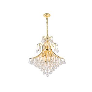 Toureg 15-Light Chandelier in Gold